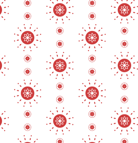 Red Rosette Pattern on Transparent Background Seamless Design - Download Free Stock Videos Pikwizard.com