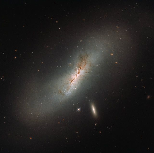 Hubble's makes a double galaxy gaze - Download Free Stock Photos Pikwizard.com