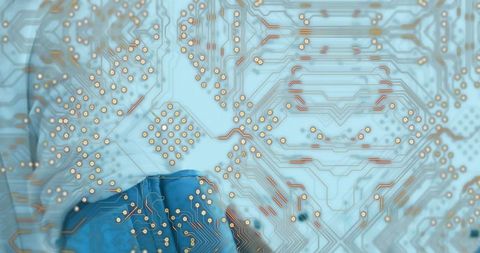 Digital healthcare interface with data and technology visualization