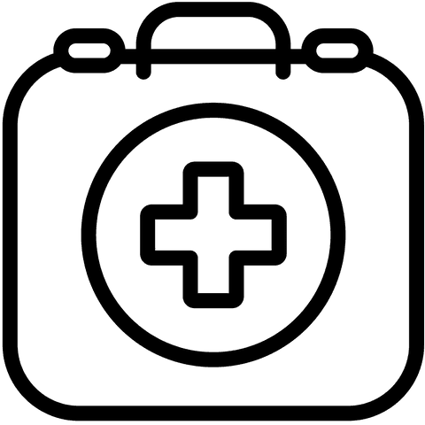 outline of first aid kit on transparent background - Download Free Stock Videos Pikwizard.com