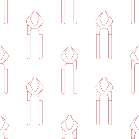Red Pincers Pattern on Transparent Background Illustrated - Download Free Stock Videos Pikwizard.com