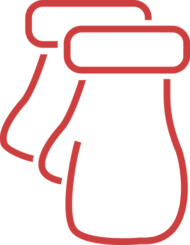 Digital Illustration of Festive Christmas Gloves on Transparent Background - Download Free Stock Videos Pikwizard.com