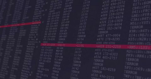 Digital Code and Data Processing Display on Dark Screen - Download Free Stock Images Pikwizard.com