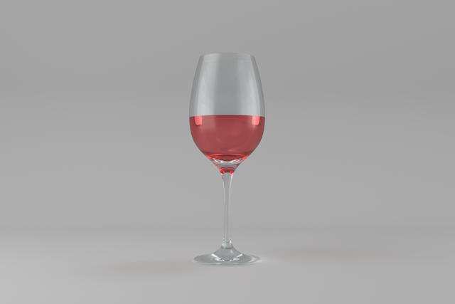 Transparent Glass of Red Wine Against Light Grey Background - Download Free Stock Videos Pikwizard.com