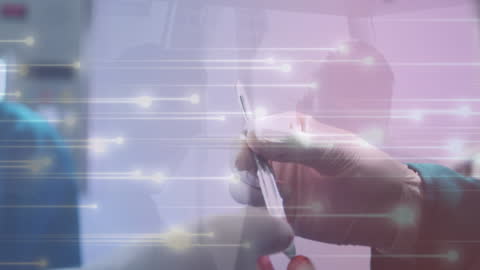 Digitized Data Streams Overlaid on Modern Technology