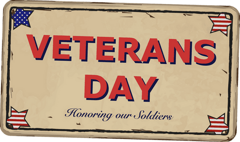 Veterans day plaque celebrating soldiers transparent background heritage