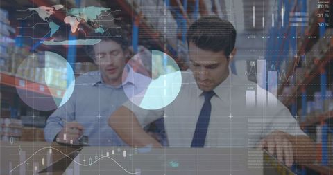 Business analytics and data visualization technology