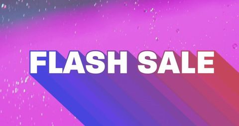 Colorful flash sale promotion