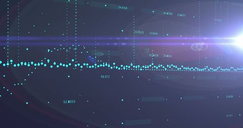 Dynamic Financial Growth and Digital Data Visualization in Blue - Download Free Stock Images Pikwizard.com