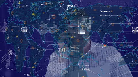 Digital Data Analysis with Global Network Connection Overlay