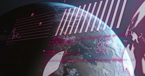global technology with coding and data visualization - Download Free Stock Images Pikwizard.com