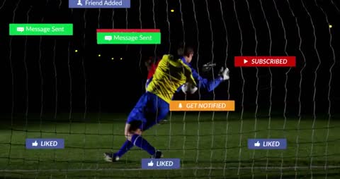 Digital Overlays in Sports: Soccer Goal and Interface Integration