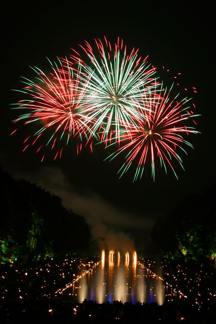 Colorful Fireworks Explosion Over Nighttime Celebration Event - Download Free Stock Photos Pikwizard.com