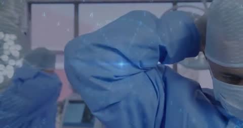 Female Surgeon Wearing Scrub Cap in Advanced Medical Environment