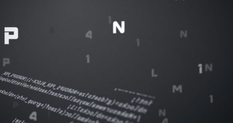 Abstract Digital Background with Random Number and Letter Overlay - Download Free Stock Images Pikwizard.com