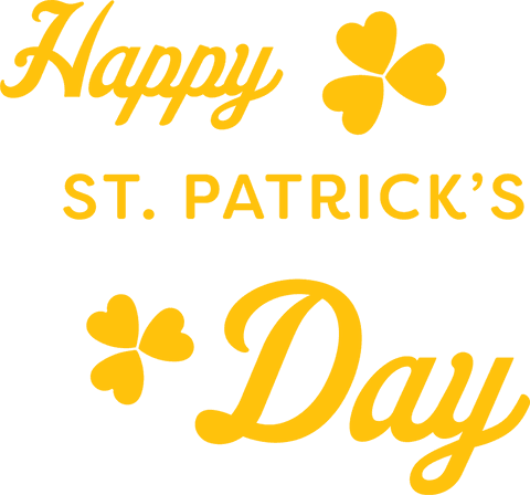 Happy St. Patrick's Day Text on Transparent Background - Download Free Stock Videos Pikwizard.com