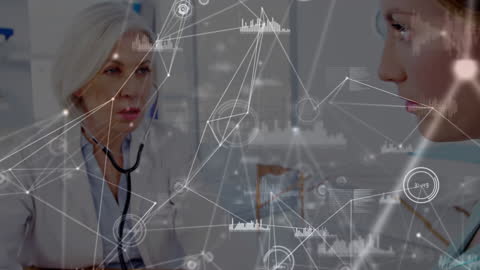 Healthcare Technology and Data Connection Concept