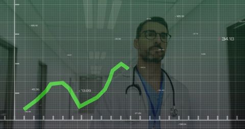 Doctor in Hospital Analyzing Financial Growth Chart - Download Free Stock Images Pikwizard.com