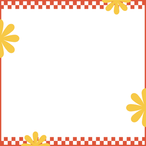 vibrant minimalistic frame with floral motif on transparent background - Download Free Stock Videos Pikwizard.com