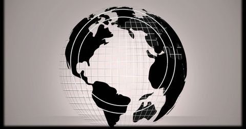 Rotating Global Network with Dynamic Followers Overlay - Download Free Stock Images Pikwizard.com