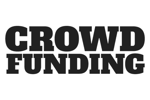Modern Crowdfunding Black Text on Transparent Background - Download Free Stock Videos Pikwizard.com