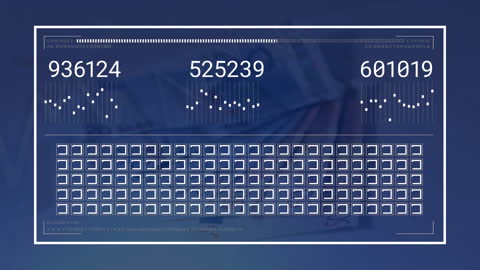 Digital Financial Data Processing with Statistics Overlay