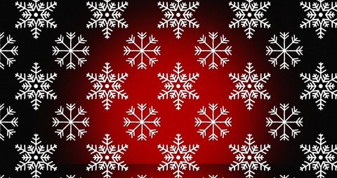 Elegant White Snowflakes on Rich Red Background - Download Free Stock Images Pikwizard.com