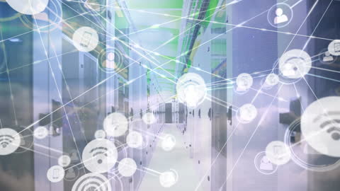 Interconnected Digital Network in a Modern Data Center