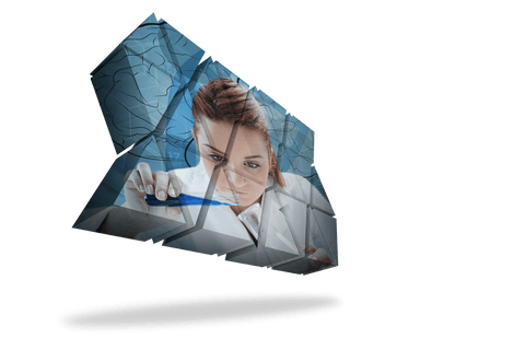 Scientist Holding Lab Flask Against Transparent Background - Download Free Stock Videos Pikwizard.com