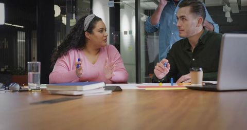 Collaborative Office Discussion on Creative Project Ideas