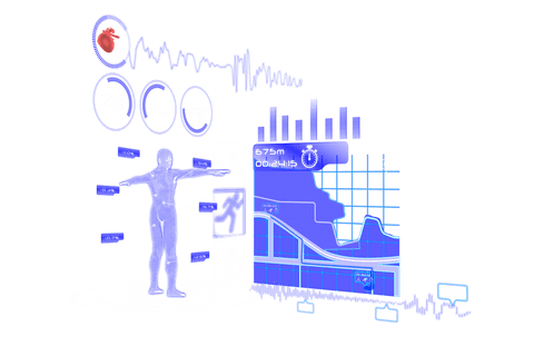 Digital Human Interface on Transparent Background Technology Illustration - Download Free Stock Videos Pikwizard.com