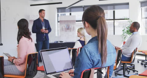 Mathematical Formulae Animation on Black Background