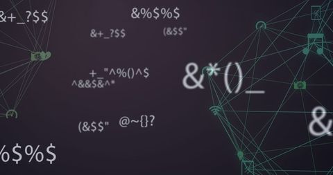 Digital Interface with Data Nodes and Network Structure - Download Free Stock Images Pikwizard.com