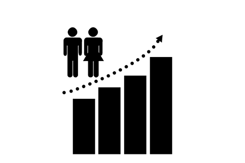 transparent icons illustrating progress with graph and arrow - Download Free Stock Videos Pikwizard.com