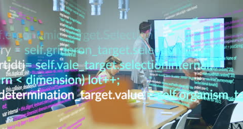 Diverse Team Collaborating with Innovative Data Visualization Tools