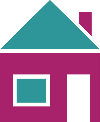 colorful home icon in green and pink with transparent background - Download Free Stock Videos Pikwizard.com