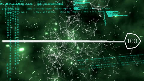 Abstract Digital Data Network with Dynamic Effect