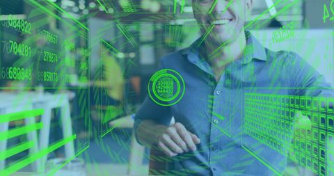 Futuristic Business Innovation with Data Analytics Display - Download Free Stock Images Pikwizard.com