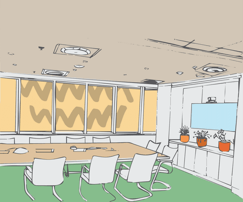 transparent workspace with boardroom aesthetic for productive meetings - Download Free Stock Videos Pikwizard.com