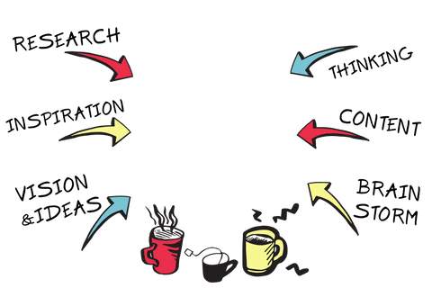 Transparent business motivation concept with copy space