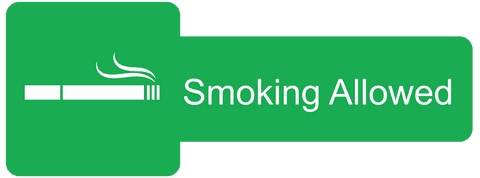 smoking allowed icon with text on transparent background - Download Free Stock Videos Pikwizard.com