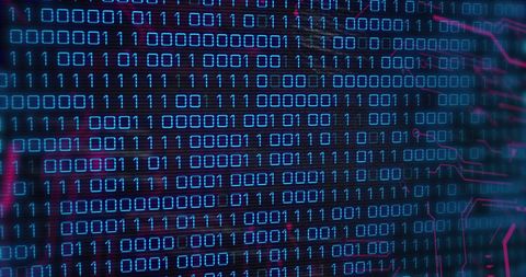 Binary Code Display for Cyber Technologies and Data Analysis - Download Free Stock Images Pikwizard.com