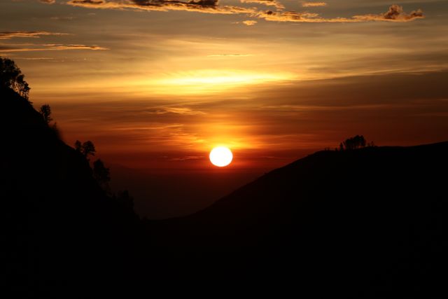 Sunset dusk silhouette  - Download Free Stock Photos Pikwizard.com