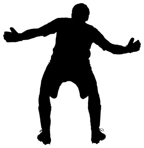 Silhouette of Male Football Player on Transparent Background for Sports Themes - Download Free Stock Videos Pikwizard.com