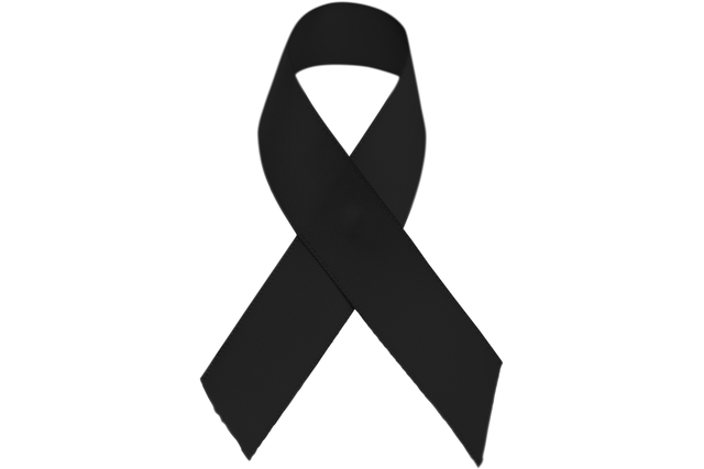 Black Ribbon PNG Illustration on Transparent Background for Mourning, Awareness, Support - Download Free Stock Videos Pikwizard.com