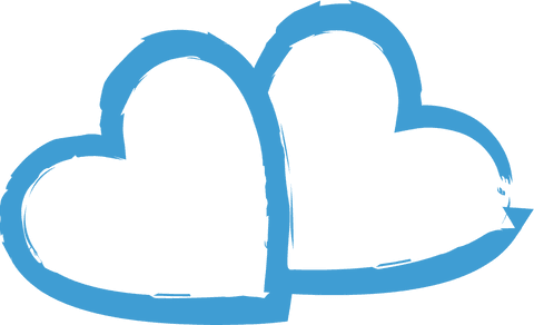 Blue Hearts Design on Transparent Background for Love Themes - Download Free Stock Videos Pikwizard.com