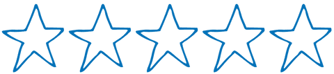 Row of Blue Stars on Transparent Background for Ratings - Download Free Stock Videos Pikwizard.com