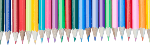 Vibrant Colored Pencils Aligned on Transparent Background - Download Free Stock Videos Pikwizard.com