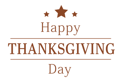 Transparent Thanksgiving Day Message with Stars and Horizontal Lines - Download Free Stock Videos Pikwizard.com