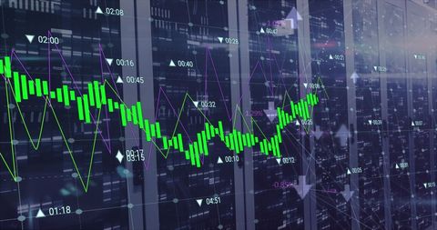 Data Processing with Graphs on Computer Servers Concept - Download Free Stock Images Pikwizard.com